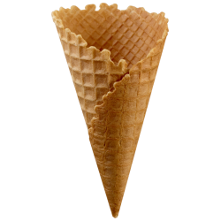 Wafel Słodki Baker DUŻY – Chrupiące rożki XL do lodów 144 szt.