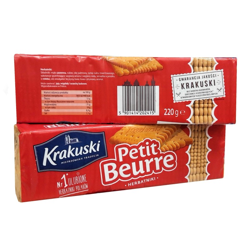 HERBATNIKI PETIT BEURRE 220g