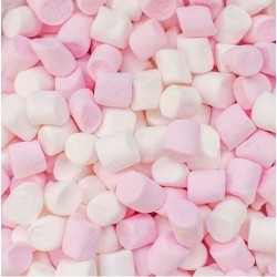 Pianki Mini Pink & White Mallows 1kg różowo białe