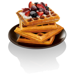 GOFRY TRADYCYJNE Z KAWAŁKAMI ORZECHÓW 1kg