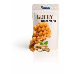 GOFRY BĄBEL Z KAWAŁKAMI ORZECHÓW 1 KG