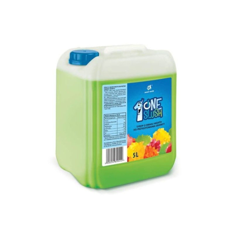 SYROP DO GRANITY O SMAKU MOJITO 5L SYROP DO GRANITY O SMAKU MOJITO 5L