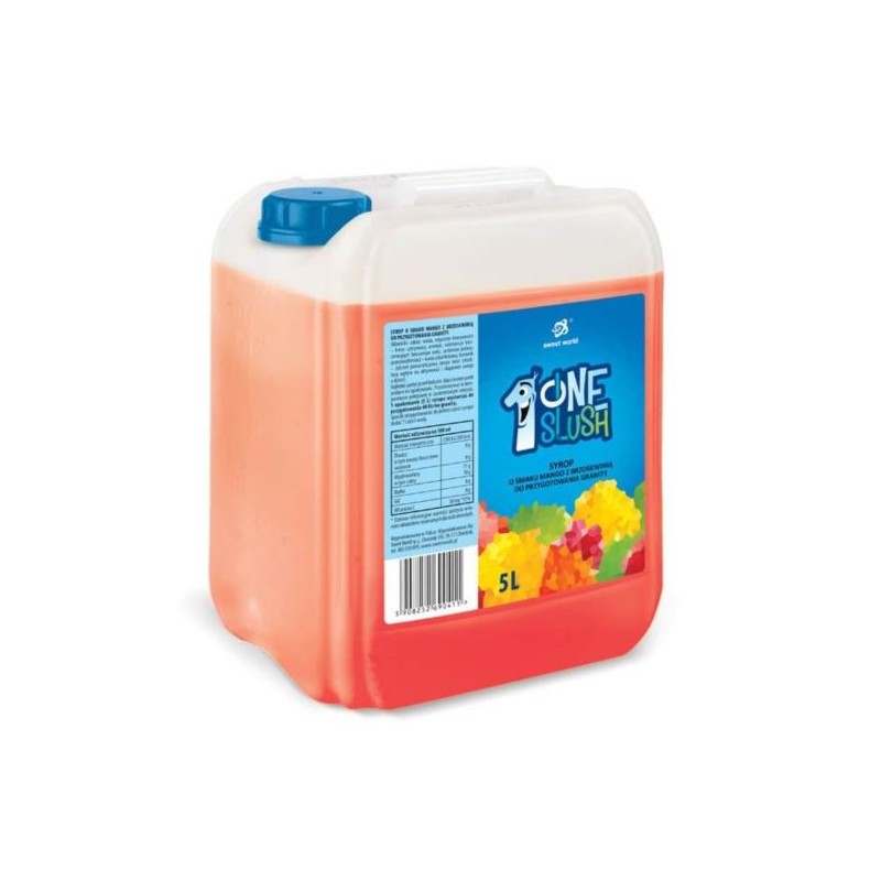 SYROP DO GRANITY O SMAKU MANGO-BRZOSKWINIA 5L SYROP DO GRANITY O SMAKU MANGO-BRZOSKWINIA 5L
