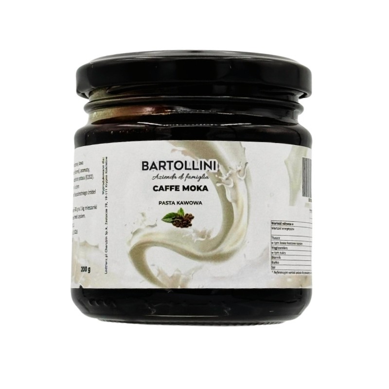 Pasta kawowa Bartollini Caffe Mokka 200g Pasta kawowa Bartollini Caffe Mokka 200g