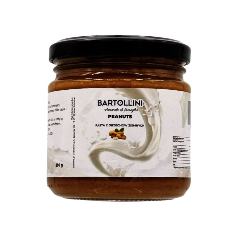 Pasta orzeszki ziemne 200 g- Bartollini Peanuts Pasta orzeszki ziemne 200 g- Bartollini Peanuts