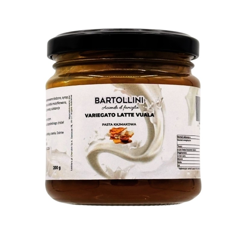 Variegato kajmak Bartollini Latte Vuala 200g Variegato kajmak Bartollini Latte Vuala 200g
